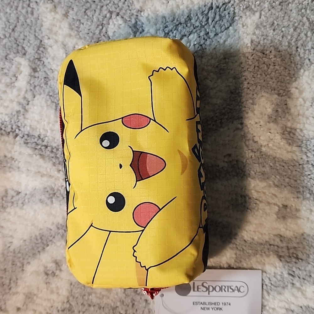 Lesportsac New Pokémon Pikachu Rectangle Cosmetic Pouch Nylon W.J
